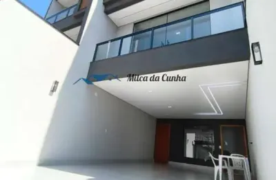 Lindo sobrado para venda, com 3 suítees, 4 vagas, com 200m² de área construíd, bairro assunção, são bernardo do campo