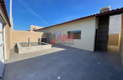 Casa com piscina a 550 metros da pria no cibratel ii