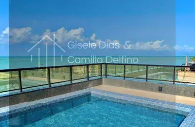 Pé na areia- bessa- 24,34m²- mobiliado- lazer na cobertura!
