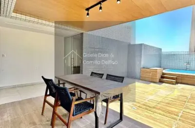 Cobertura duplex c/ piscina- altiplano- 132m²- mobiliada- possui elevador!!