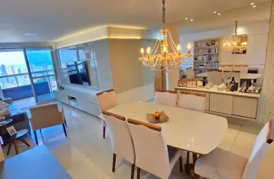 Apto no jd. luna- vista mar- 110m²- 03qts s/ 02sts+dce- closet- 03vgs