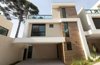 Sobrado em condomínio em santa felicidade com 143,85m²