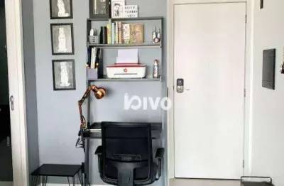 Apartamento residencial com 1 dormitório à venda, 43 m² - campo belo - são paulo/são paulo