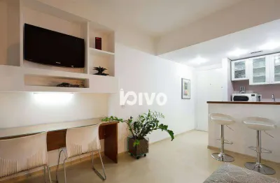 Flat residencial com 1 dormitório à venda, 32 m² - moema - são paulo/são paulo