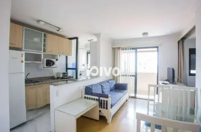 Apartamento com 1 dormitório para alugar, 41 m² por R$ 3.616,10/mês - Mirandópolis - São Paulo/SP