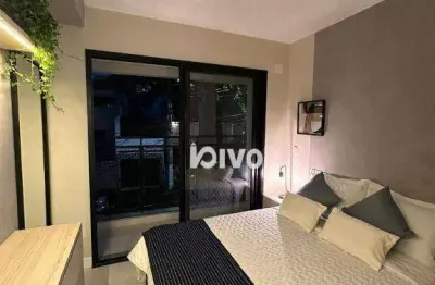 Apartamento com 1 quarto à venda na rua das gardênias, mirandópolis, são paulo, 22 m2 por r$ 276.000