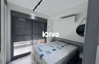 Studio residencial com 1 dormitório para alugar, 27 m² - vila gumercindo - são paulo/são paulo