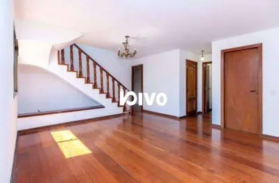 Cobertura duplex com 4 dormitórios (2 suítes), 4 vagas mais depósito - à venda, 289 m² por r$ 2.900.000 - moema índios - são paulo/sp