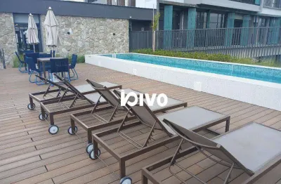 Studio com 1 dormitório para alugar, 24 m² úteis  por R$ 2.940/mês - Santo Amaro - São Paulo/SP