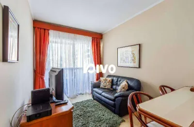 Flat para alugar, 36 m² por r$ 4.202,00/mês - moema - são paulo/sp