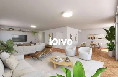 Apartamento residencial com 3 dormitórios à venda, 233 m² - higienópolis - são paulo/são paulo