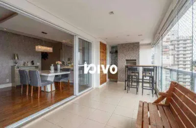 Apartamento churrasqueira na sacada, com 3 suítes, à venda, 130 m² por r$ 1.691.000 - ipiranga - são paulo/sp