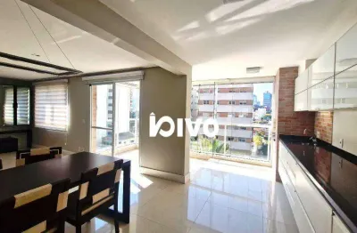 Apartamento com 2 dormitórios 2 suítes para alugar, 134 m² por r$ 12.506/mês - vila clementino - são paulo/sp
