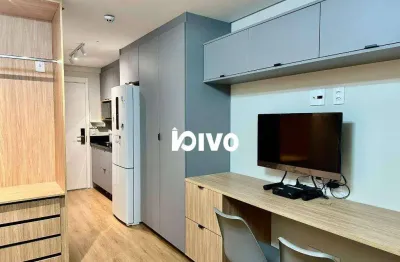 Studio com 1 dormitório à venda, 27 m² por r$ 450.000,00 - mirandópolis - são paulo/sp