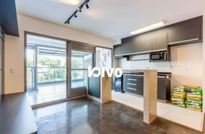 Apartamento garden com 1 dormitório para alugar, 50 m² por r$ 5.382,98/mês - mirandópolis - são paulo/sp