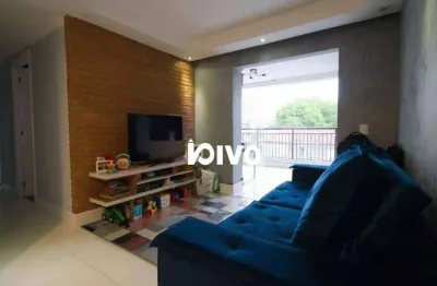 Apartamento varanda gourmet, com 3 dormitórios (1 suíte), 1 vaga e lazer completo à venda, 87 m² por r$ 955.000 - ipiranga - são paulo/sp