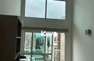 Loft com 1 dormitório para alugar, 43 m² por r$ 6.047,01/mês - moema - são paulo/sp