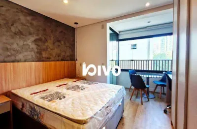 Studio com 1 dormitório para alugar, 25 m² por r$ 4.709,63/mês - vila clementino - são paulo/sp