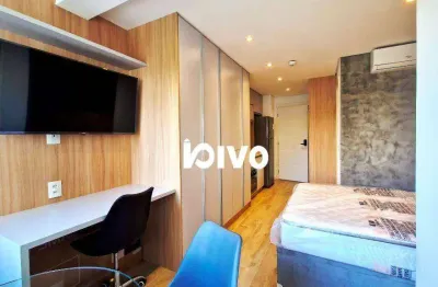 Studio com 1 dormitório para alugar, 25 m² por r$ 4.709,63/mês - vila clementino - são paulo/sp