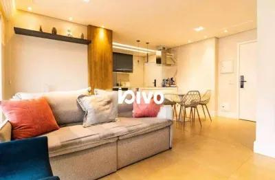 Apartamento com 3 dormitórios para alugar, 110 m² por r$ 12.025,00/mês - chácara inglesa - são paulo/sp