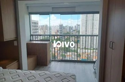 Studio com 1 dormitório para alugar, 31 m² por r$ 3.775,00/mês - vila clementino - são paulo/sp