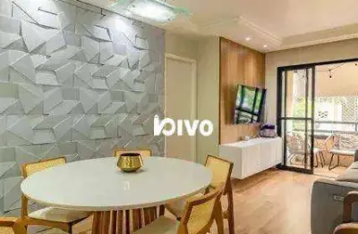 Apartamento com 3 dormitórios para alugar, 75 m² por R$ 6.698,00/mês - Chácara Inglesa - São Paulo/SP