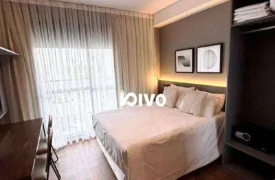 Studio com 1 dormitório para alugar, 25 m² por R$ 4.000,00/mês - Jardim das Acácias - São Paulo/SP