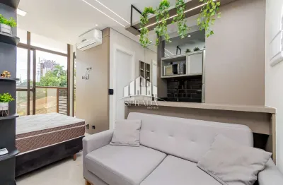 Kitnet / stúdio para alugar na rua bárbara cvintal, 281, ecoville, curitiba, 21 m2 por r$ 2.500