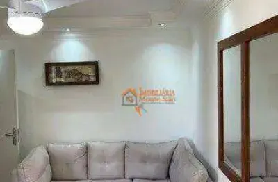 Apartamento com 2 dormitórios para compra no condominio parque santa cecilia , 45 m² por r$ 255.000 - água chata - guarulhos/sp