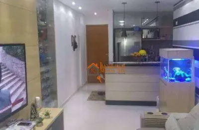 Apartamento com 3 dormitórios à venda, 77 m² por r$ 629.000,00 - vila galvão - guarulhos/sp
