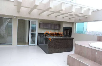 Cobertura com 3 dormitórios à venda, 175 m² por r$ 1.400.000,00 - vila galvão - guarulhos/sp
