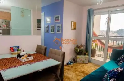 Apartamento com 3 dormitórios à venda, 60 m² por r$ 405.000,00 - jardim las vegas - guarulhos/sp