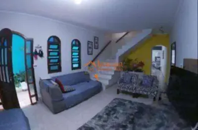 Sobrado com 3 dormitórios à venda, 177 m² por r$ 550.000,00 - jardim acácio - guarulhos/sp