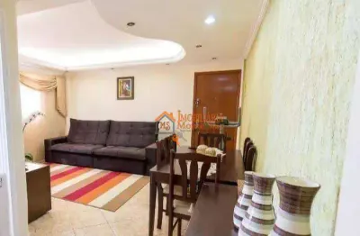 Apartamento com 2 dormitórios à venda, 74 m² por r$ 475.000,00 - macedo - guarulhos/sp