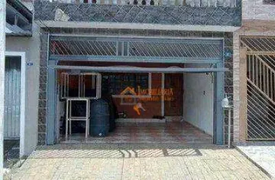 Sobrado com 4 dormitórios à venda, 250 m² por r$ 477.000,00 - parque continental ii - guarulhos/sp
