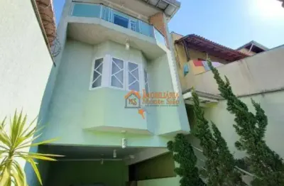 Sobrado com 3 dormitórios à venda, 200 m² por r$ 1.100.000,00 - parque flamengo - guarulhos/sp