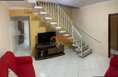Sobrado com 3 dormitórios à venda por r$ 500.000,00 - jardim santa emilia - guarulhos/sp