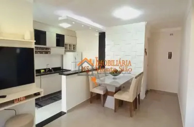 Apartamento com 2 dormitórios à venda, 50 m² por r$ 220.000,00 - jardim guilhermino - guarulhos/sp