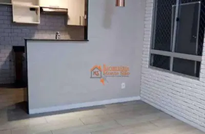 Apartamento com 2 dormitórios à venda, 41 m² por r$ 255.000,00 - água chata - guarulhos/sp