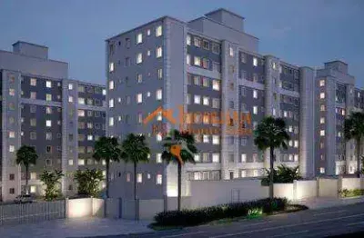 Apartamento com 2 dormitórios à venda, 47 m² por r$ 302.500,00 - vila rio de janeiro - guarulhos/sp