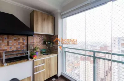 Apartamento com 2 dormitórios à venda, 59 m² por r$ 489.000,00 - picanco - guarulhos/sp