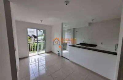 Apartamento com 2 dormitórios à venda, 46 m² por r$ 212.000,00 - jardim guilhermino - guarulhos/sp