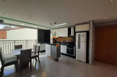 Apartamento com 2 dormitórios à venda, 50 m² por r$ 415.000,00 - taboão - guarulhos/sp