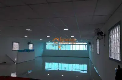 Salão para alugar, 220 m² por r$ 4.145,00/mês - jardim bela vista - guarulhos/sp
