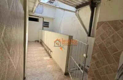 Casa com 1 dormitório para alugar, 40 m² por r$ 825,00/mês - jardim palmira - guarulhos/sp