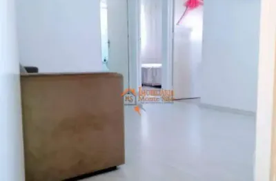 Apartamento com 2 dormitórios à venda, 47 m² por r$ 159.000,00 - cidade tupinambá - guarulhos/sp