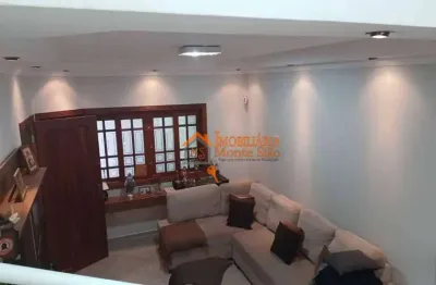 Sobrado com 3 dormitórios à venda, 132 m² por r$ 1.330.000,00 - jardim santa mena - guarulhos/sp