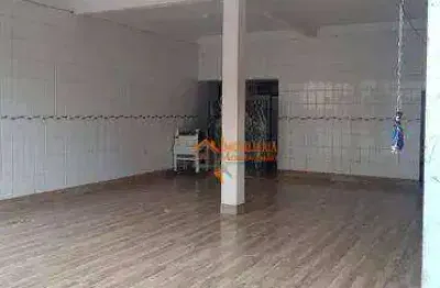 Salão para alugar, 100 m² por r$ 3.850,00/mês - jardim são joão - guarulhos/sp