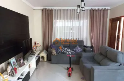 Sobrado com 3 dormitórios à venda, 125 m² por r$ 447.000,00 - parque primavera - guarulhos/sp