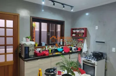 Casa com 2 dormitórios à venda, 110 m² por r$ 552.000,00 - parque flamengo - guarulhos/sp